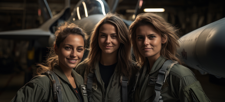 Kobiety w lotniczym mundurze – zaproszenie